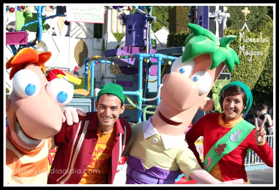Phineas and Ferb in Disneyland
