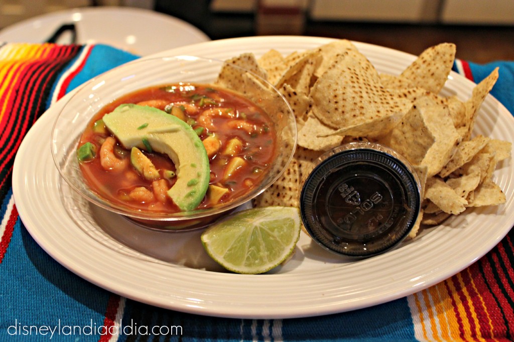 Dia de Reyes en disneylandia sopa de camaron