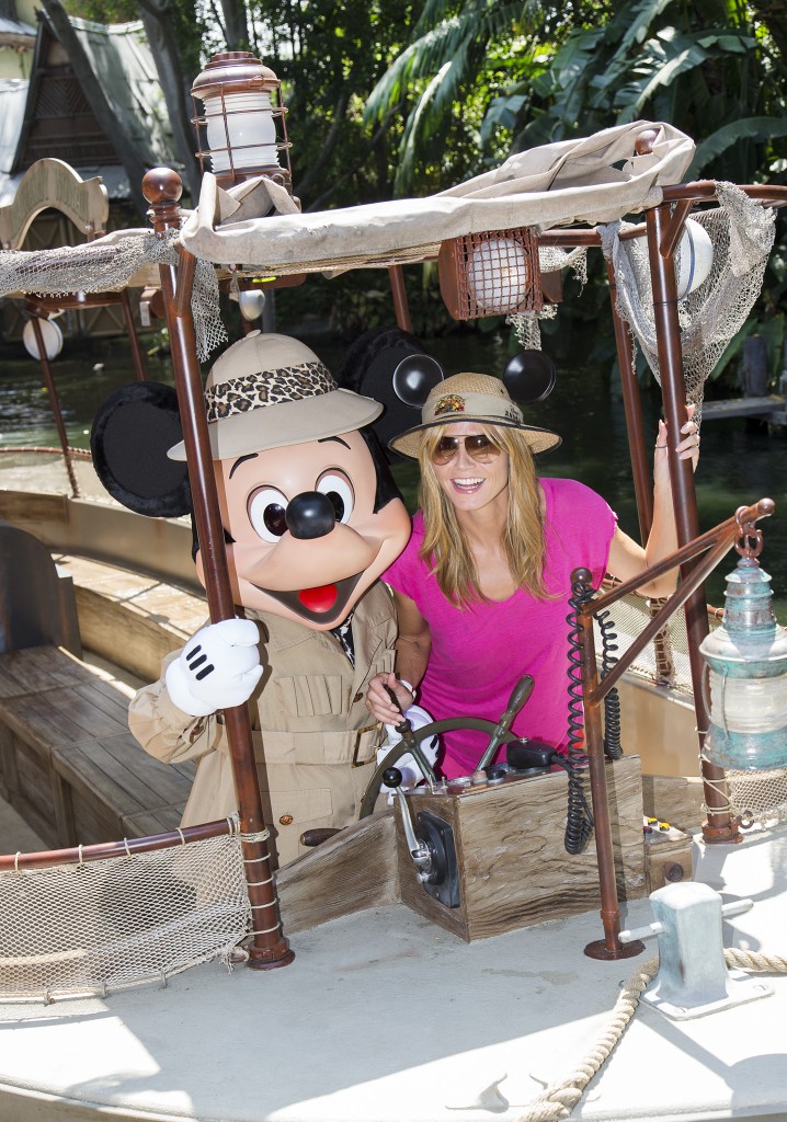 Heidi Klum en Disneylandia- DisneylandiaalDia.com