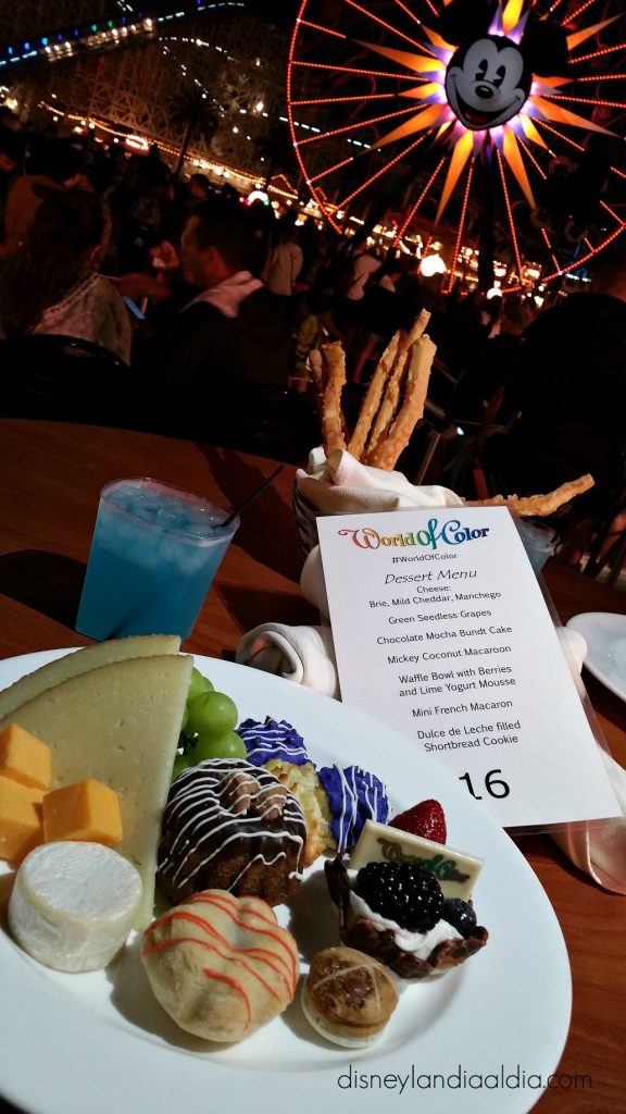 World of Color Dessert Party en Paradise Park en Disney California Adventure