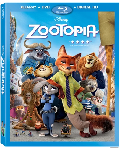Blu-ray de Zootopia - disneylandiaaldia.com