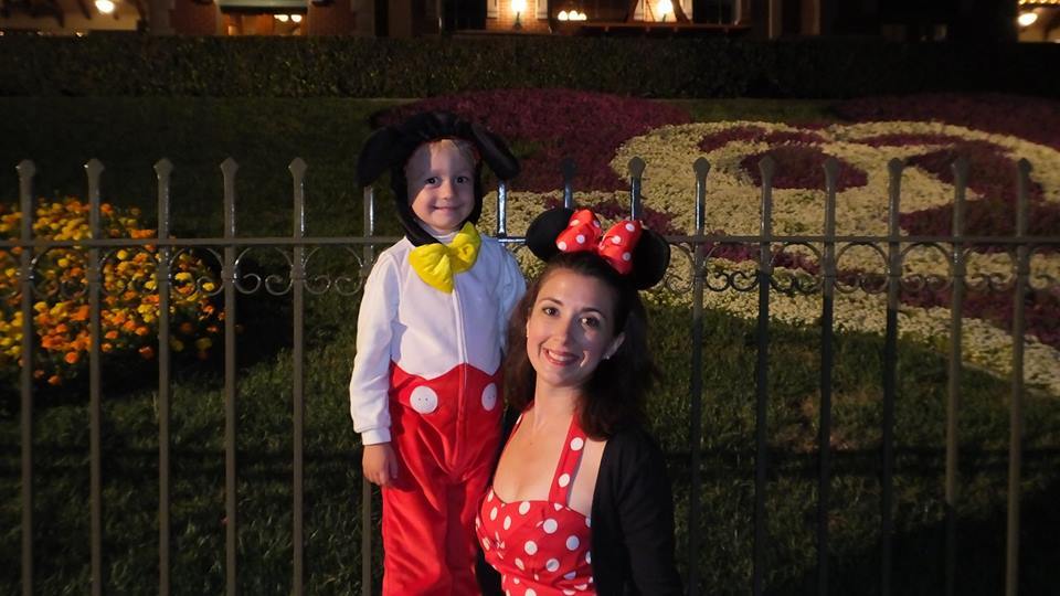 Lisa Babes in Disneyland Halloween