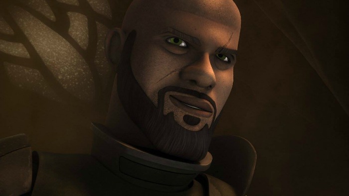 Saw Guerrera, animado en Star Wars Rebels - disneylandiaaldia.com