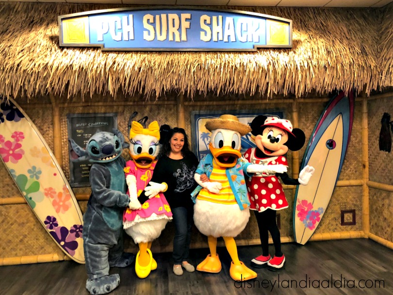 Desayuno con Personajes de Disney en el Hotel Paradise Pier